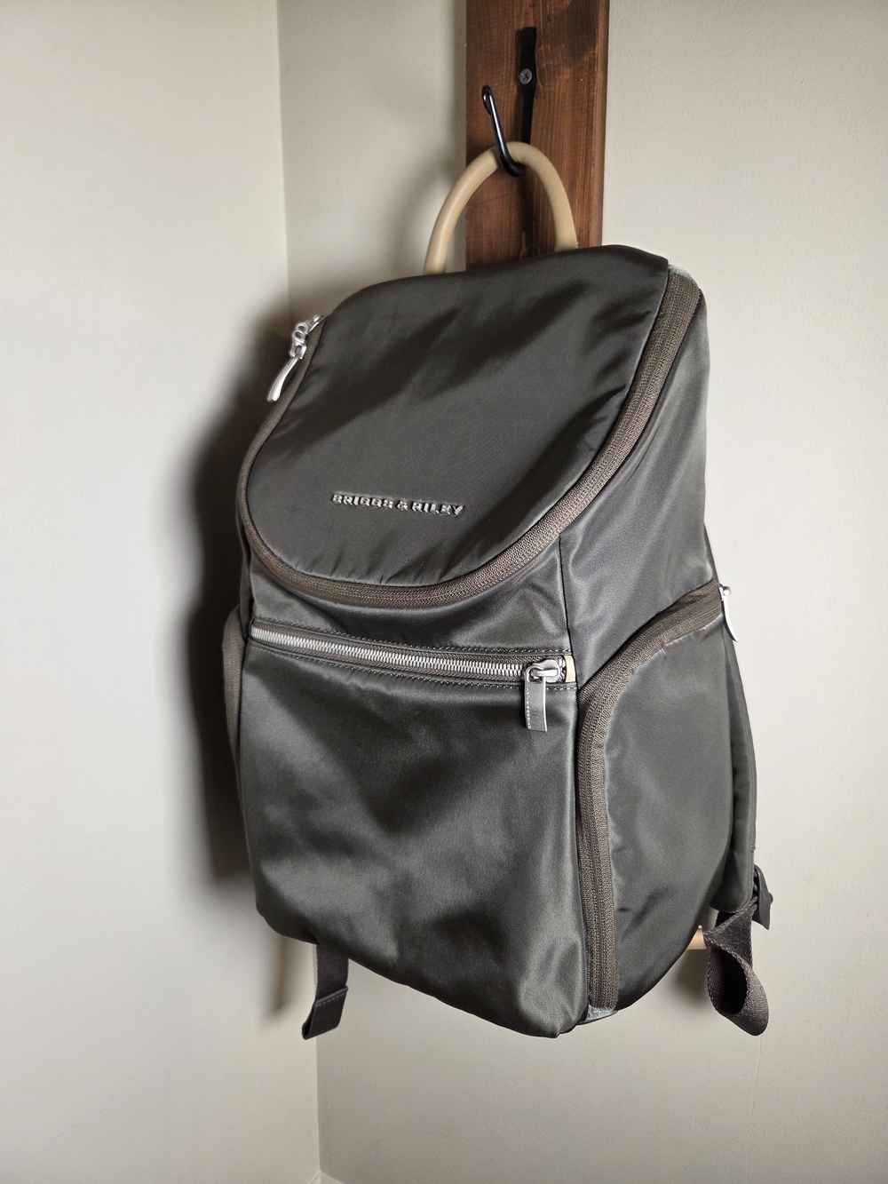 Briggs & Riley Rhapsody U-Zip Travel Backpack - Olive Green